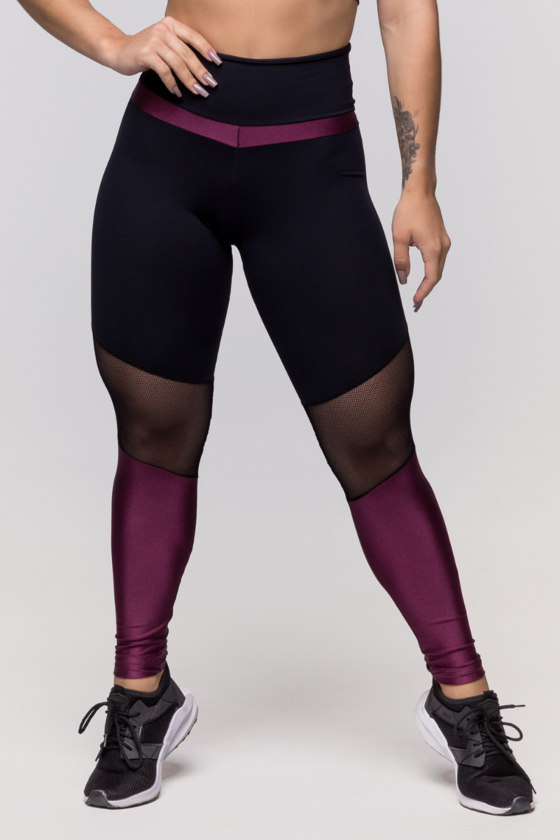 02 calca legging fitness poliamida malbec com tela