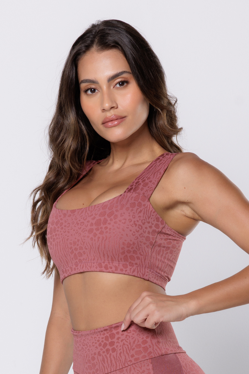 03 cropped fitness faixa jacquard feline blush
