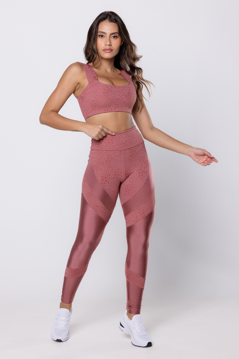 04 cropped fitness faixa jacquard feline blush