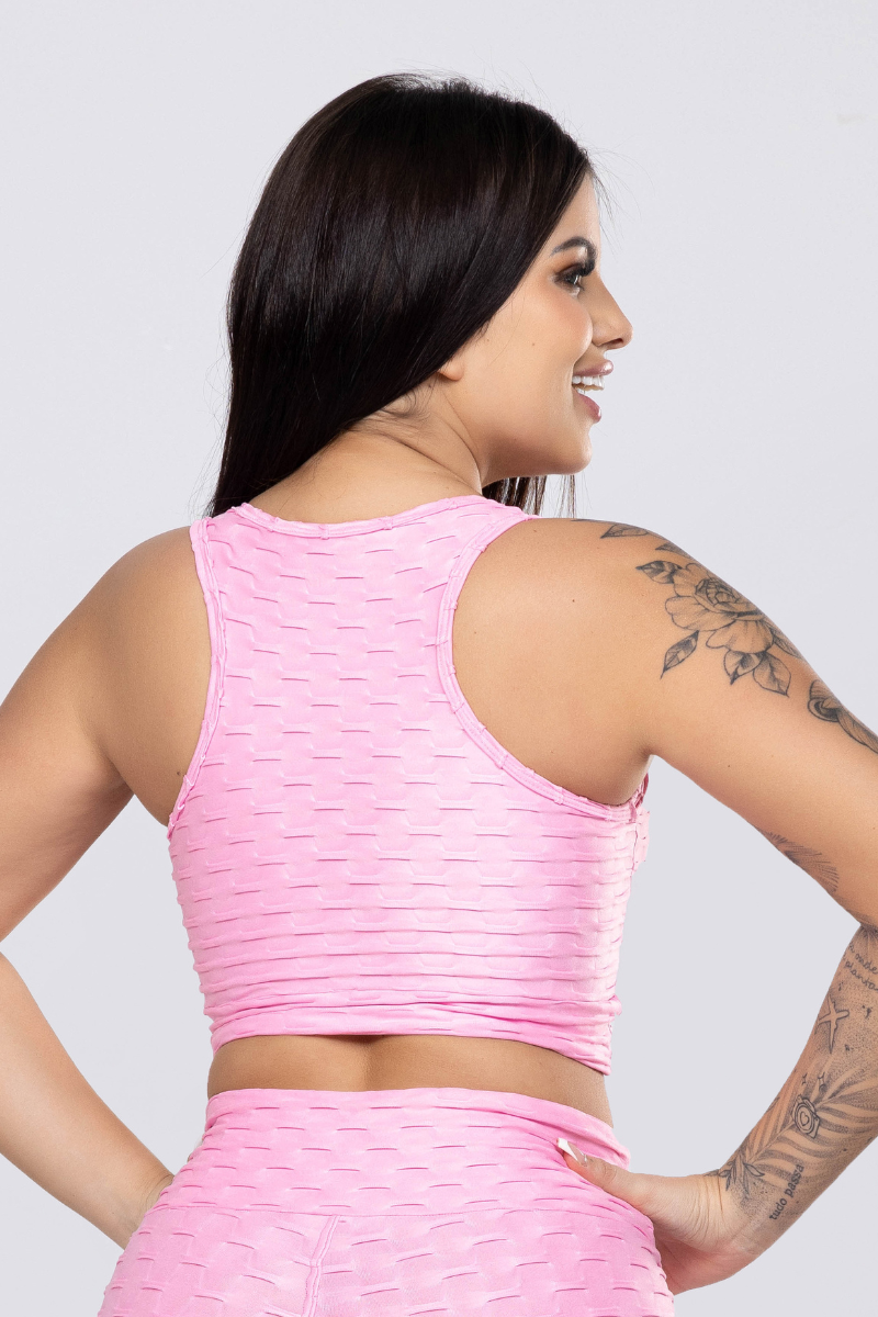 01 top fitness nadador alto relevo cirre rosa claro