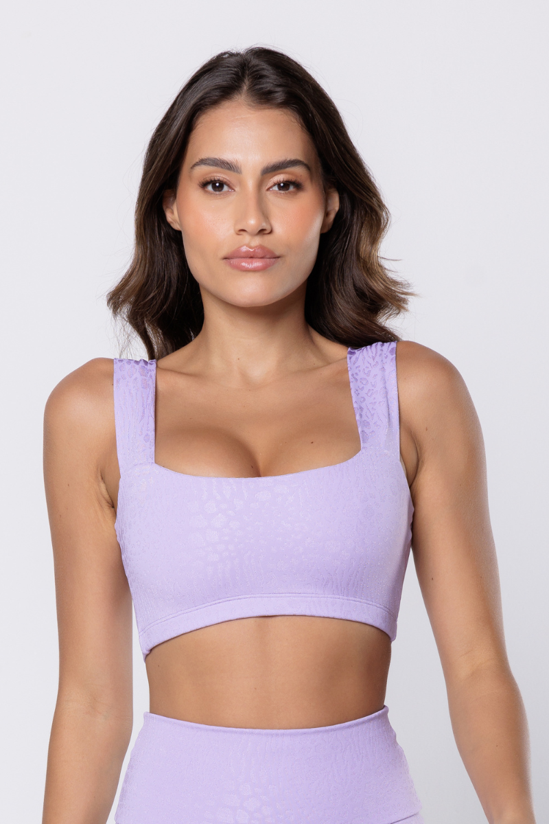 03 cropped top fitness poliamida faixa jacquard lilas