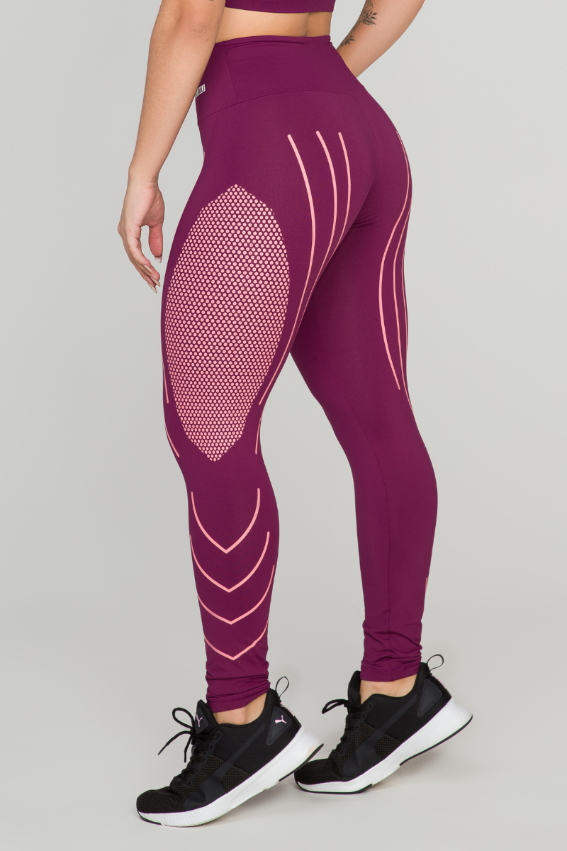 03 calca legging fitness poliamida compressao malbec