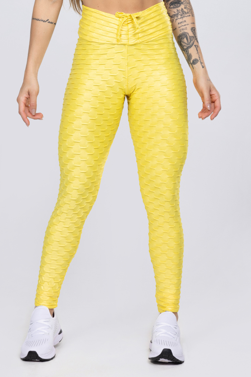 02 calca legging fitness empina bumbum amarelo