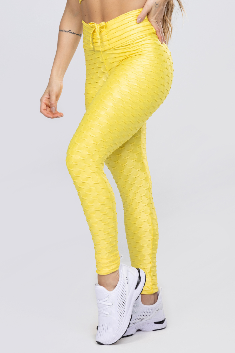 03 calca legging fitness empina bumbum amarelo