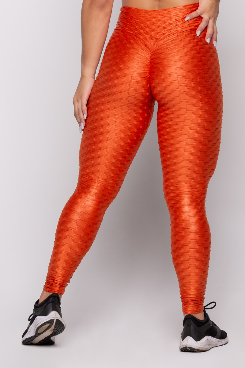02 calca legging fitness empina bumbum laranja