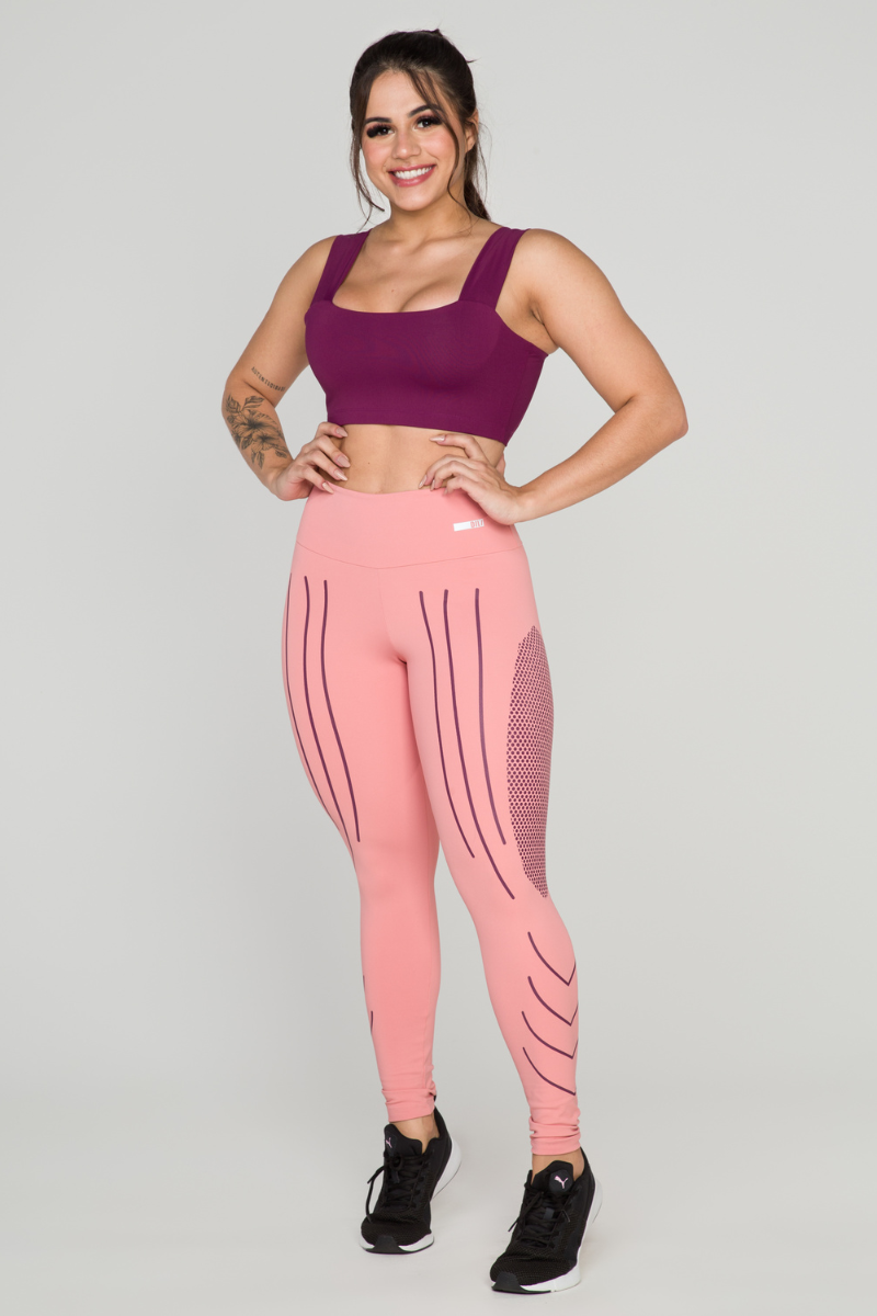 07 calca legging fitness compressao preta com branco poliamida