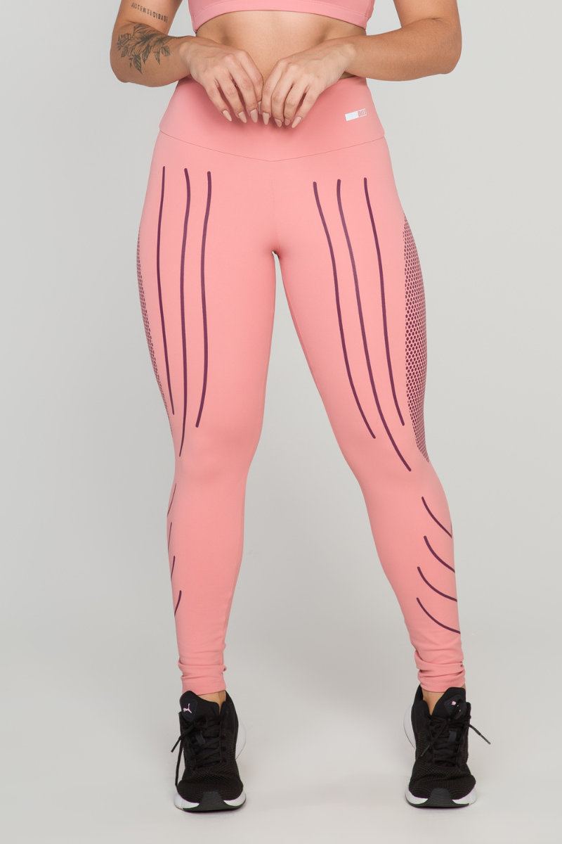 10 calca legging fitness compressao preta com branco poliamida