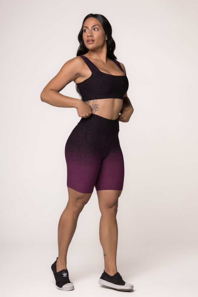 02 bermuda fitness ciclista jacquard degrade malbec