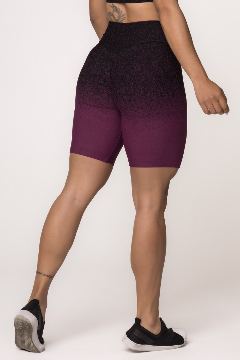 03 bermuda fitness ciclista jacquard degrade malbec