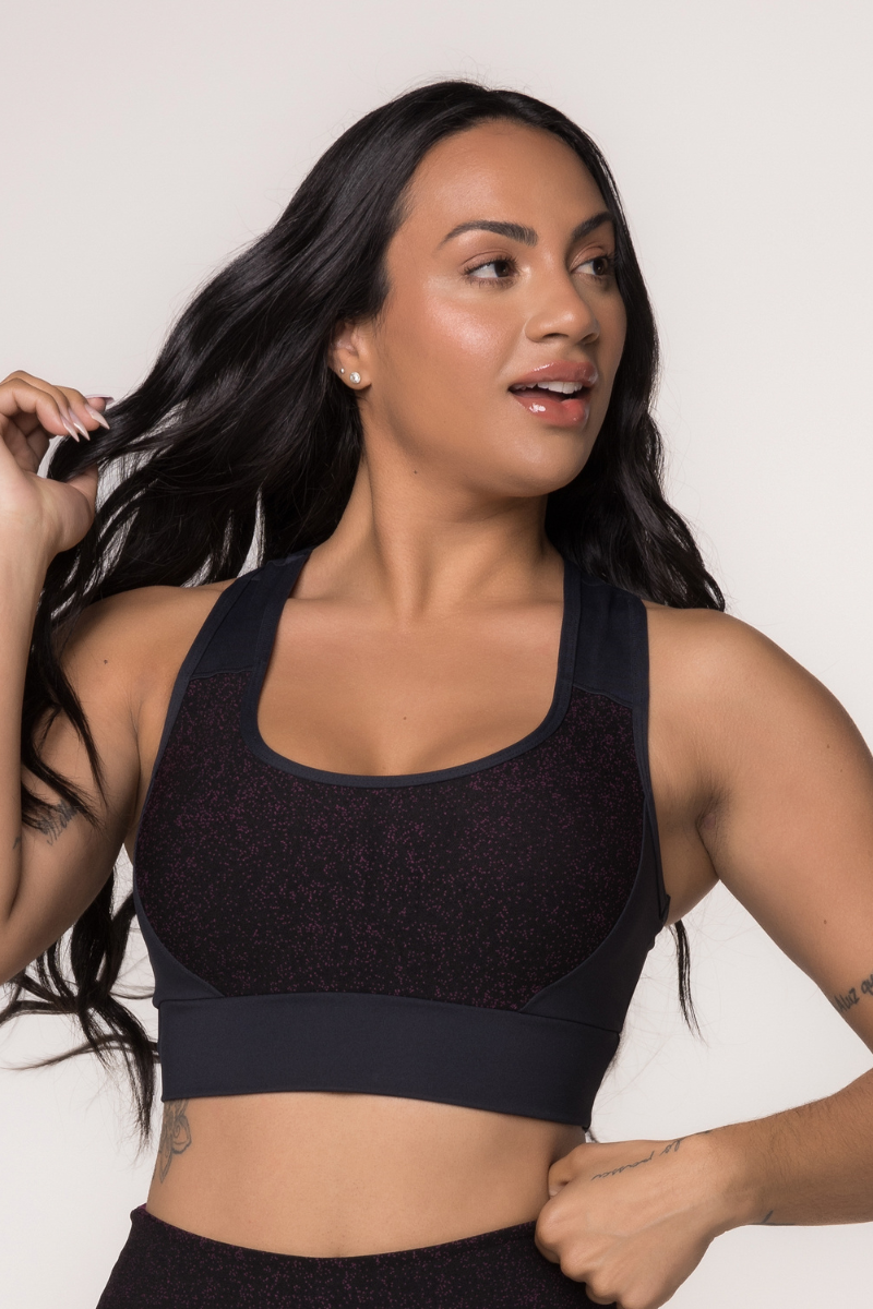 01 top fitness nadador poliamida jacquard degrade malbec