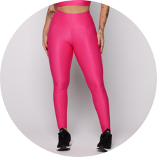 02 calca legging fitness wonder poliamida canelada basica rosa pink
