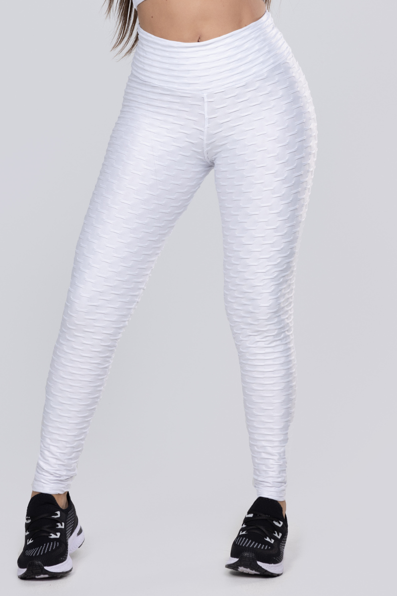 05 calca legging basica fitness alto relevo cirre branco