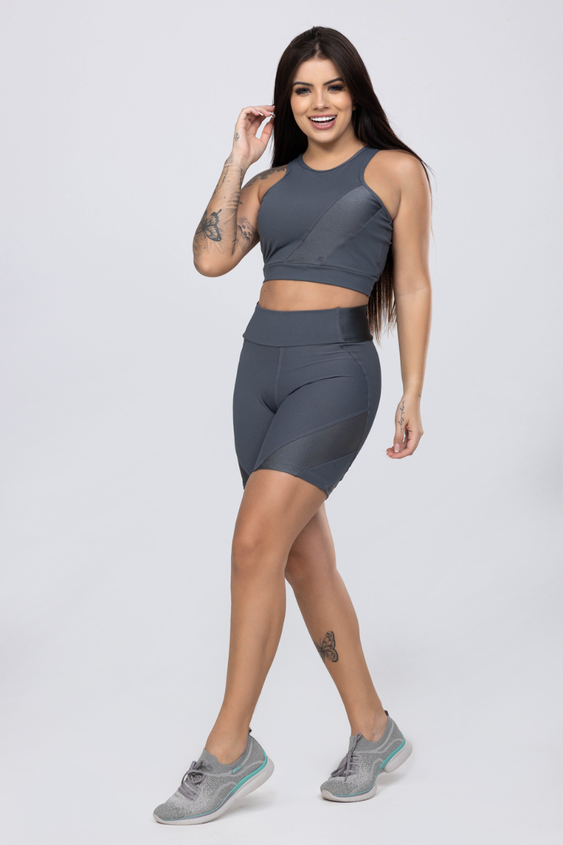 06 top fitness poliamida com recortes e detalhes nas costas cinza