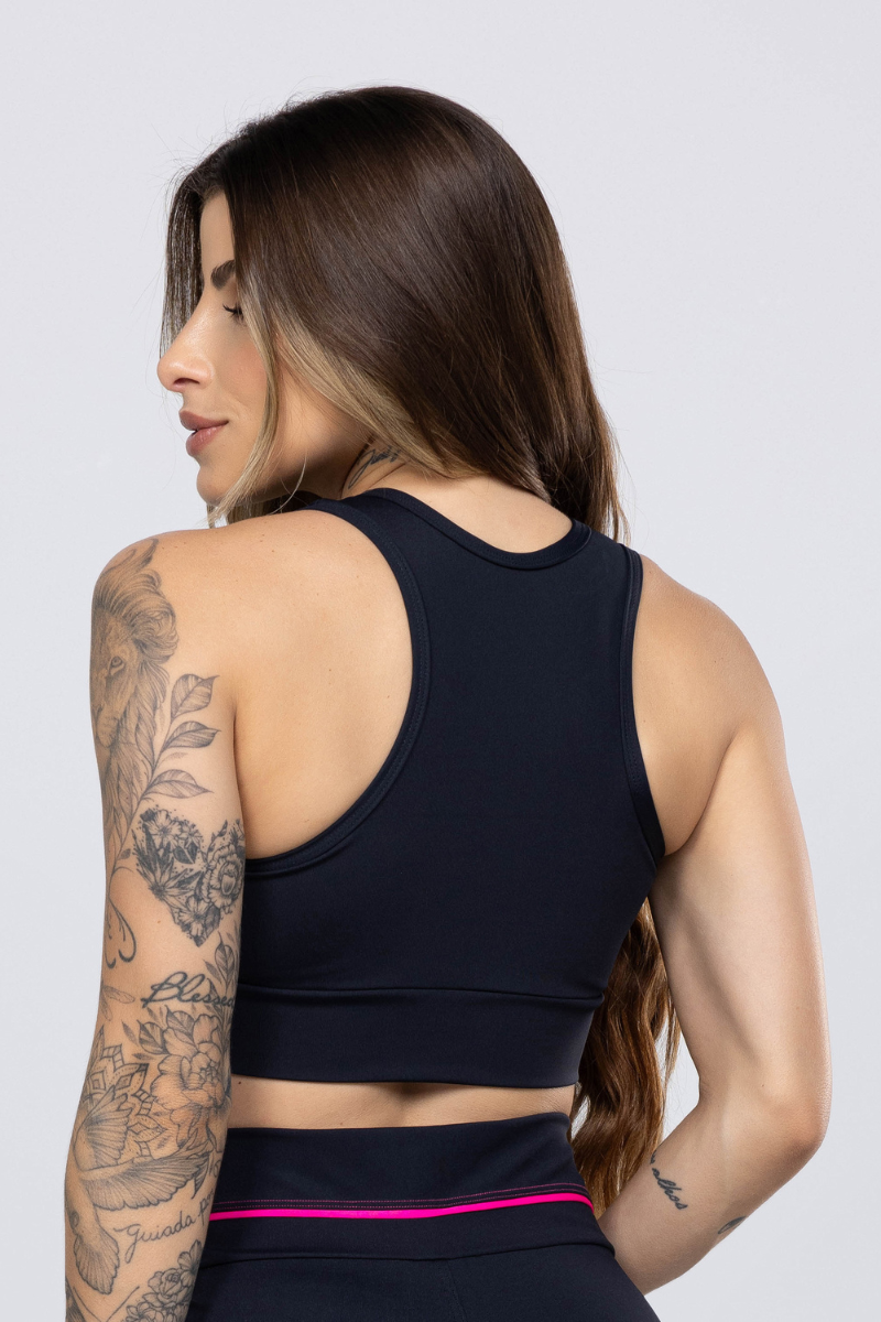 04 top nadador preto com detalhes em vivo rosa