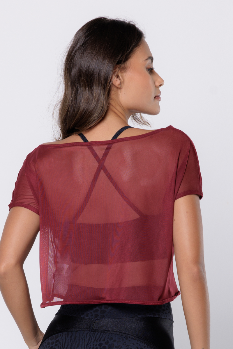 03 cropped tule com transparencia bordo