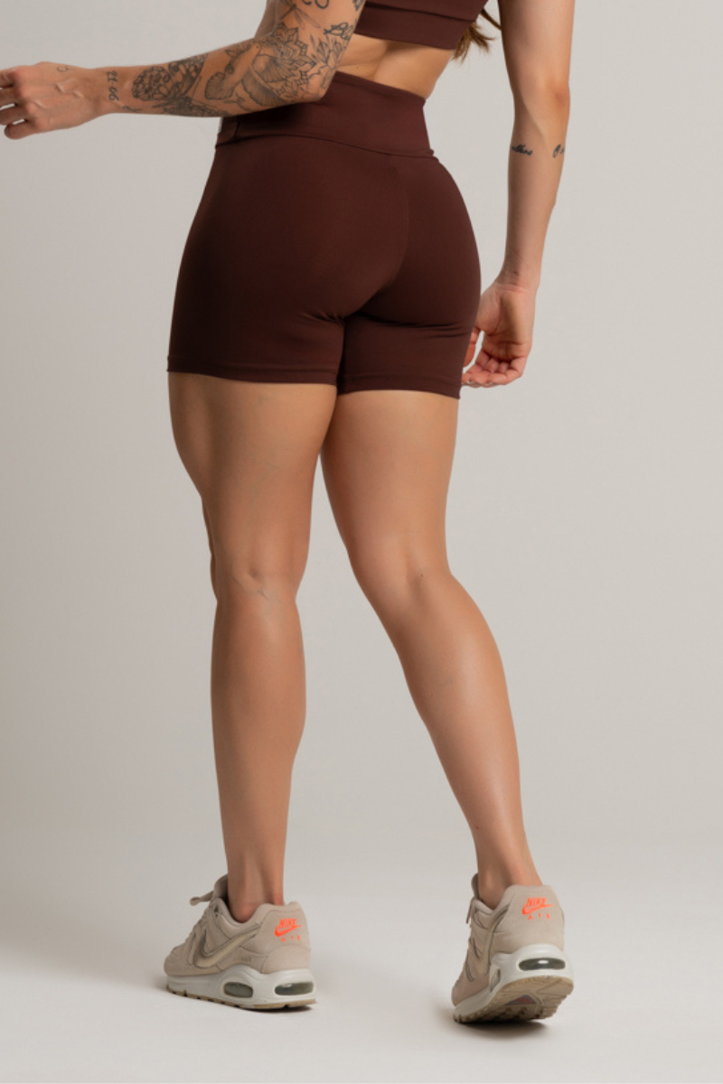 02 shorts fitness feminino basico poliamida