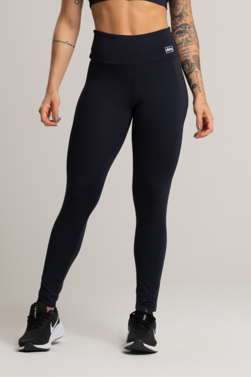 03 calca legging feminina fitness basica preta