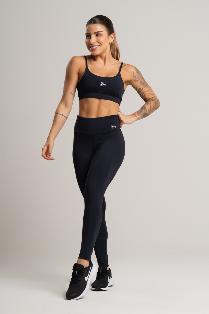 04 calca legging feminina fitness basica preta