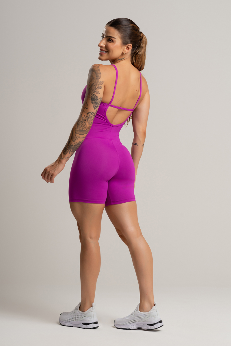 01 macaquinho fitness poliamida tonic