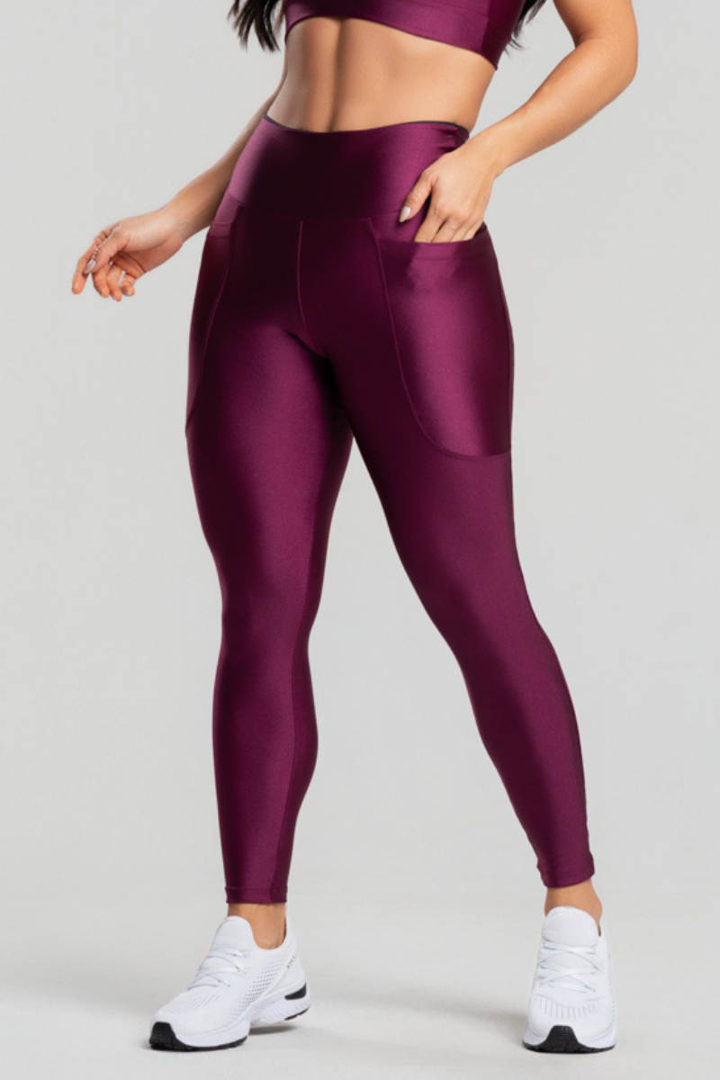 03 calca legging fitness poliamida metalic com bolsos malbec