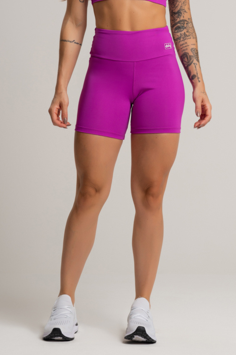 02 shorts fitness feminino basico poliamida tonic