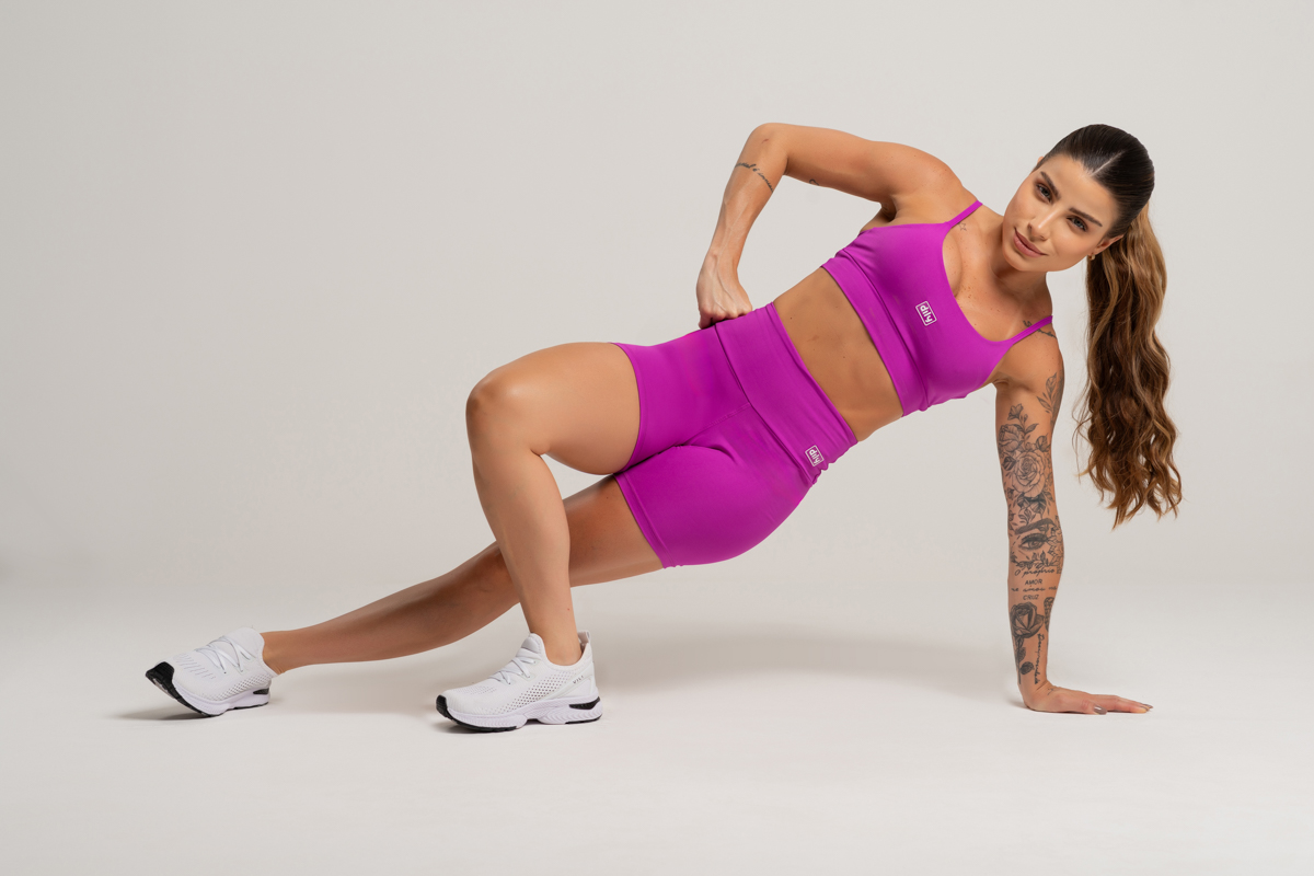 04 shorts fitness feminino basico poliamida tonic