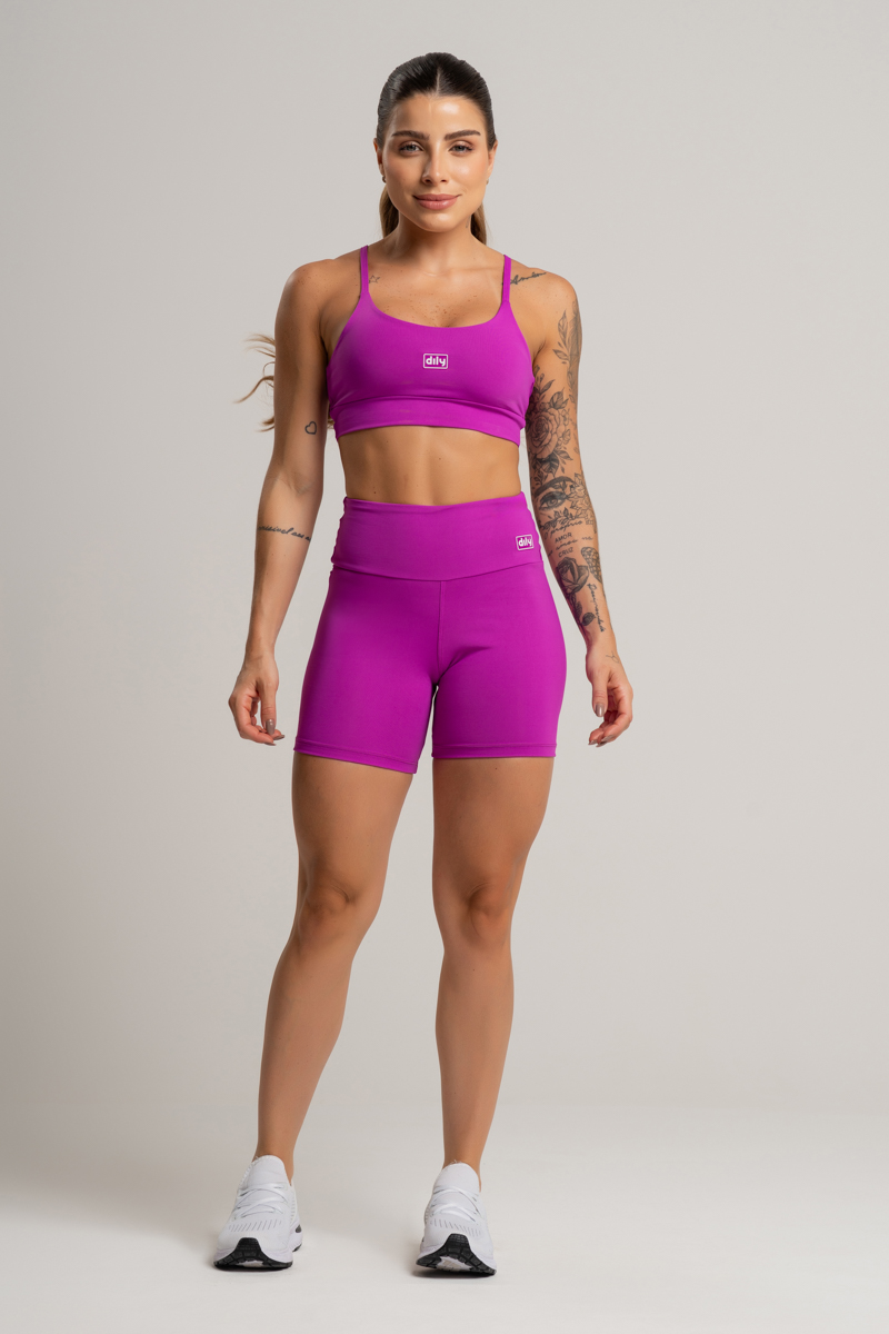 07 shorts fitness feminino basico poliamida tonic