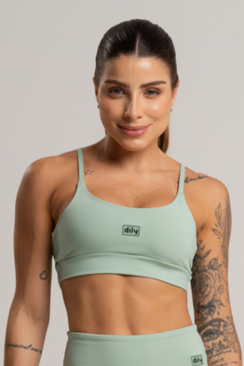 03 top feminino fitness basico poliamida marrom