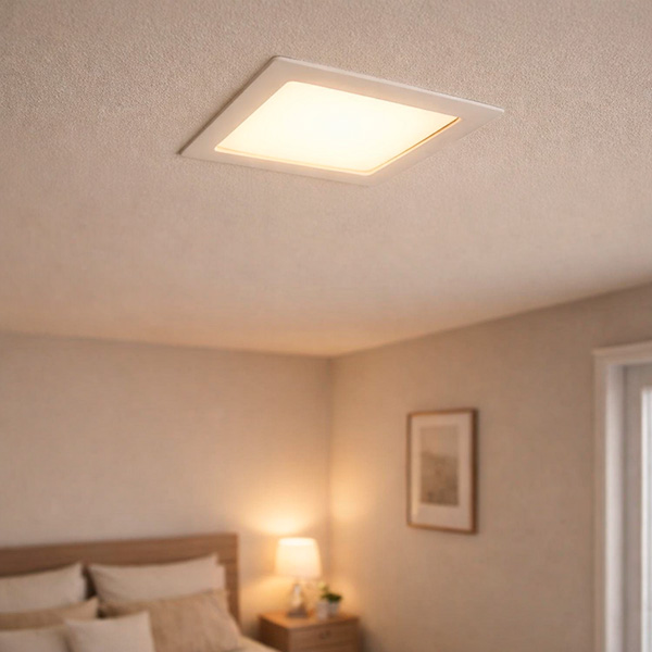 Plafon LED PSQ18WBQ 18W embutido no teto